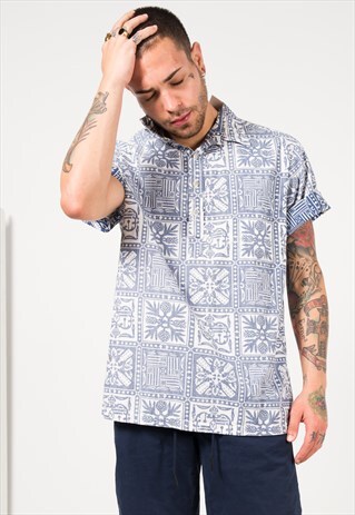 VINTAGE 80S HAWAIIAN SHIRT / S1764