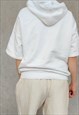 VINTAGE WHITE PULLOVER, GMV PULLOVER HOODIE, MEDIUM SIZE 