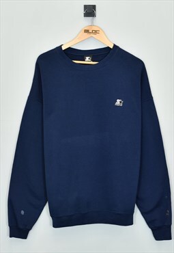 Vintage Starter Sweatshirt Blue XLarge
