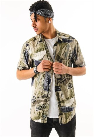 VINTAGE PATTERNED SHIRT PSAW323D