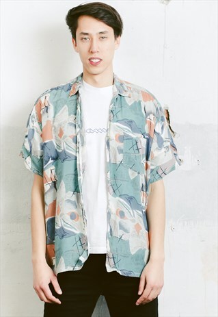 VINTAGE 90S PATTERNED SHIRT