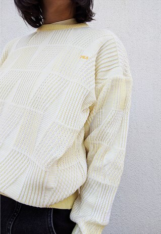 VINTAGE COTTON FILA JUMPER