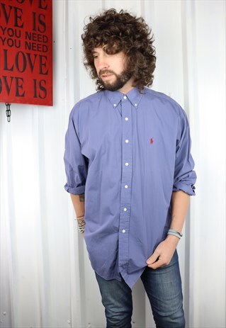 VINTAGE RALPH LAUREN OVERSIZED GRUNGE INDI WINTER SHIRT