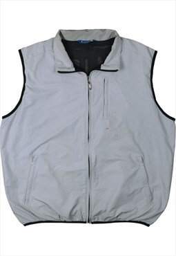 Vintage 90's ViewFrom Gilet Vest Sleeveless Full Zip Up Grey