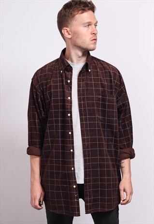 VINTAGE CORDUROY CORD SHIRT