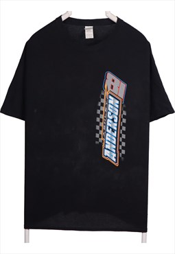 Vintage 90's Gildan T Shirt Racing Short Sleeve Crewneck