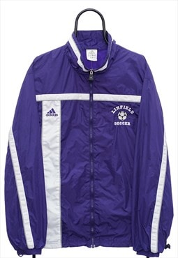 Vintage Adidas Soccer Purple Jacket Womens