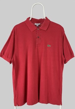 Lacoste Classic Crocodile Polo Shirt in Red