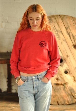VINTAGE 90S PUMA SPELL OUT SWEATER