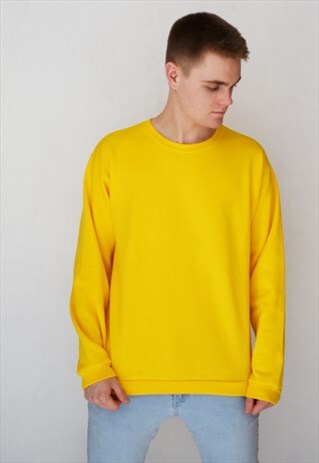 YELLOW ESSENTIAL SWEATSHIRT