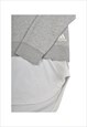 VINTAGE ADIDAS CREW NECK SWEATSHIRT GREY LADIES MEDIUM