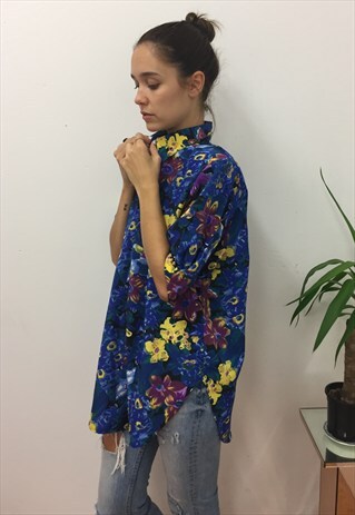 VINTAGE FLORAL MULTICOLOR SHIRT