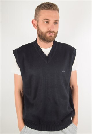 RARE VINTAGE PAUL& SHARK VEST MADE IN ITALY SIZE L (1430)