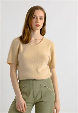 Womens Jumper Angora Wool Jumper Minimalist 7295