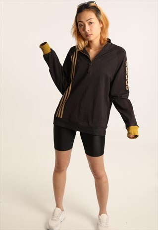 VINTAGE ADIDAS 1/4 ZIP SWEATSHIRT