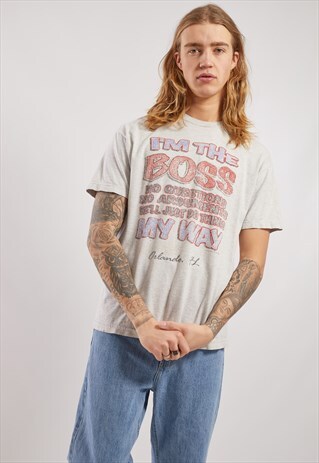 VINTAGE I'M THE BOSS T-SHIRT
