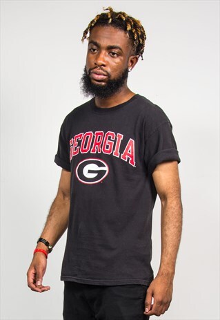 VINTAGE CHAMPION T-SHIRT UNIVERSITY OF GEORGIA BULLDOGS