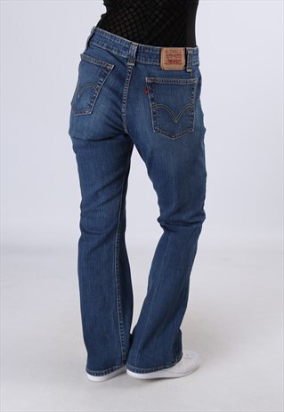 LEVIS 525 DENIM BOOTCUT JEANS VINTAGE UK 12 (B2N)