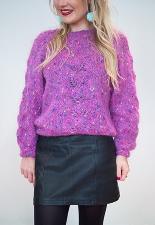 80'S SPECKLE KNIT JUMPER