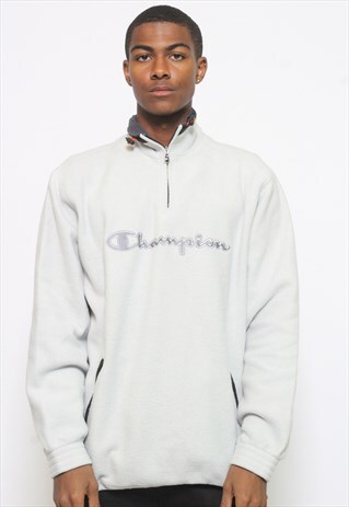 VINTAGE CHAMPION SPELL OUT FLEECE