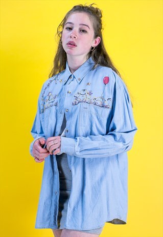 VINTAGE 80'S DENIM SHIRT