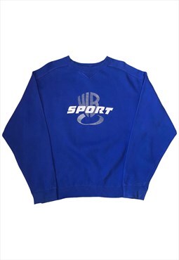 Vintage 90s Warner Bros Sport Spellout Sweatshirt