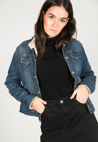 VINTAGE 80S LEVI'S WINTER SHEEPSKIN JACKET / R0229