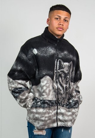 90'S ARCTIC WOLF FLEECE JACKET
