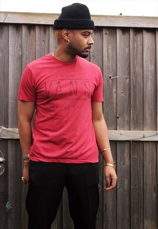 VINTAGE VANS RED LOGO T-SHIRT