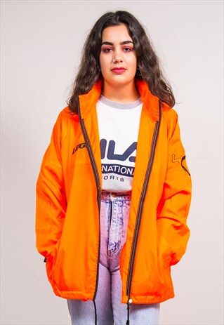 Vintage 90's Bright Orange Cagoule Jacket | The Vintage Scene | ASOS ...