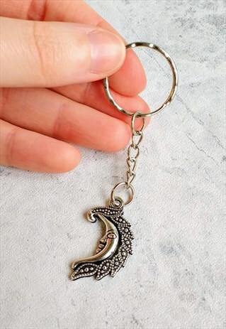 CELESTIAL MOON KEYRING