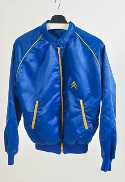 Vintage 80s Citroen bomber jacket in blue