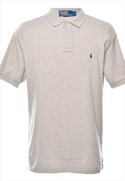 Vintage Ralph Lauren Grey Polo Shirt - L