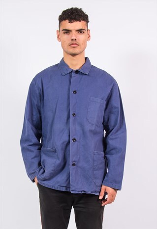 VINTAGE FRENCH WORKER JACKET CHORE