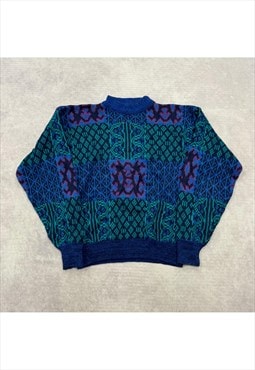 Vintage Knitted Jumper Women's M