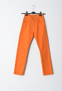Vintage 90s Orange High Waist Jeans XXS/XS