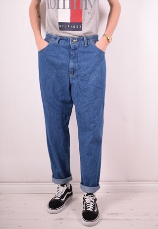 LEE MENS VINTAGE JEANS W32 L29 BLUE 90S