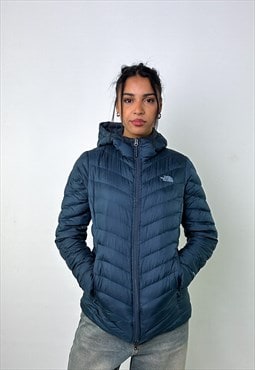 Petrol Blue 90s The North Face 800 Series Puffer Jacket Coat