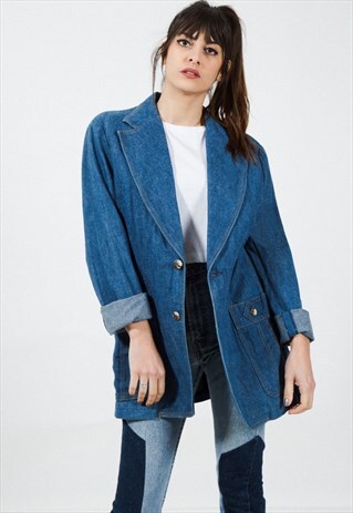 VINTAGE 80S LEE CLASSIC BLAZER JACKET / S8866
