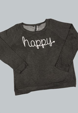 vintage slogan sweatshirt