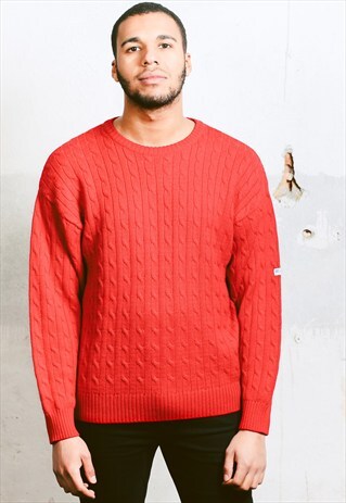 VINTAGE CHAMPION KNIT JUMPER