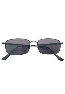 Small Rectangular Black Sunglasses