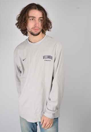 VINTAGE NIKE FLEECE SWEATSHIRT IN BEIGE