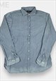 Polo Ralph Lauren vintage blue button shirt size 17/43