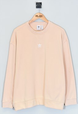 Vintage Women's Adidas Sweatshirt Pink XLarge