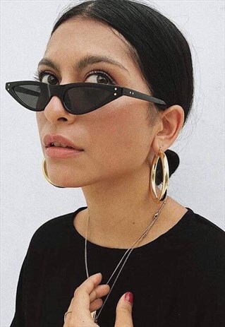 NEO SLIM BLACK SUNGLASSES
