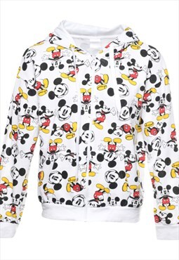 Disney Hooded Cartoon Sweatshirt - L
