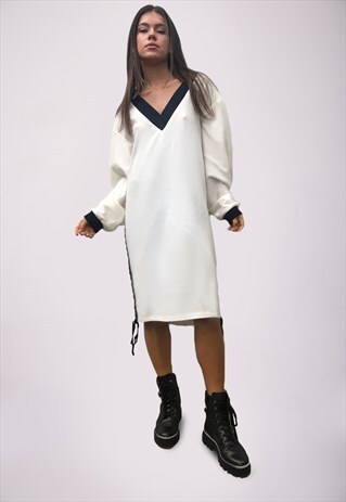 PURE CASHMERE SWEATER DRESS