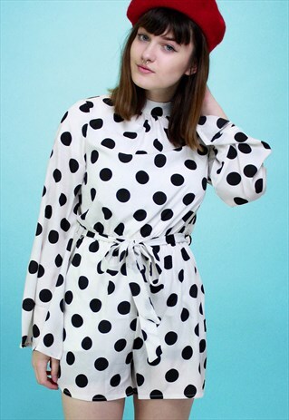 POLKA DOT SUMMER PLAYSUIT