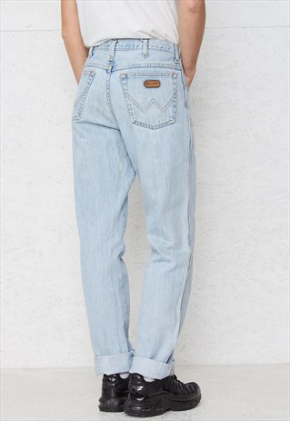 VINTAGE LIGHT BLUE WRANGLER DENIM JEANS